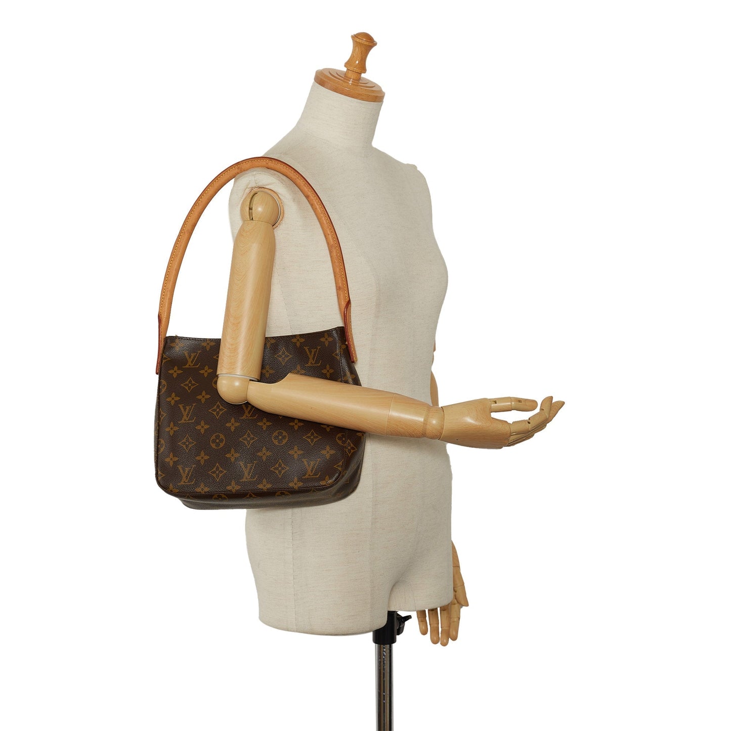 Brown Louis Vuitton Monogram Looping MM Shoulder Bag