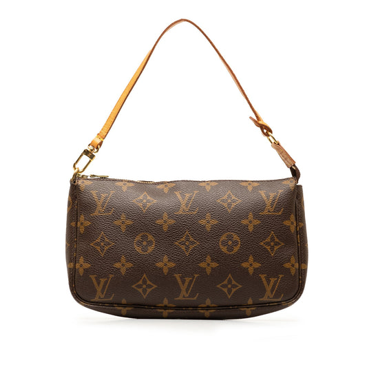 Brown Louis Vuitton Monogram Pochette Accessoires Shoulder Bag