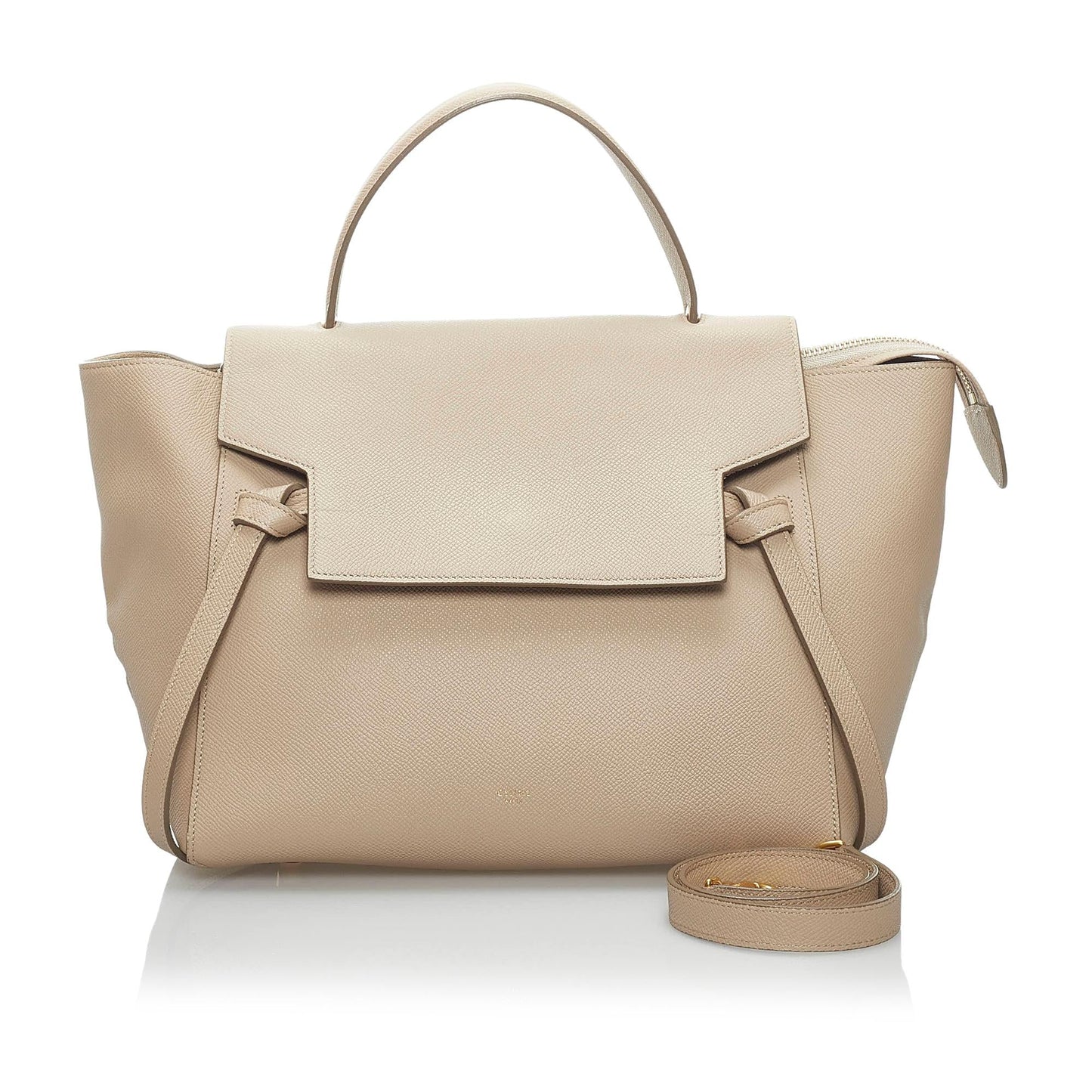 Celine Belt Leather Satchel