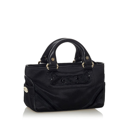 Celine Boogie Canvas Handbag