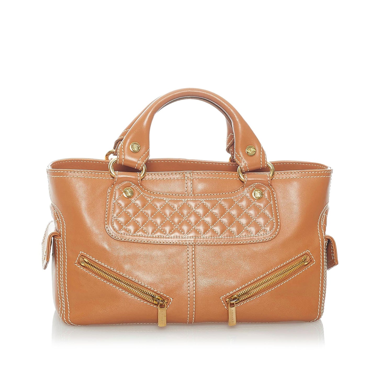 Celine Boogie Leather Handbag