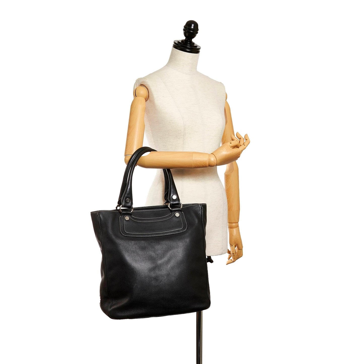 Celine Boogie Leather Tote Bag