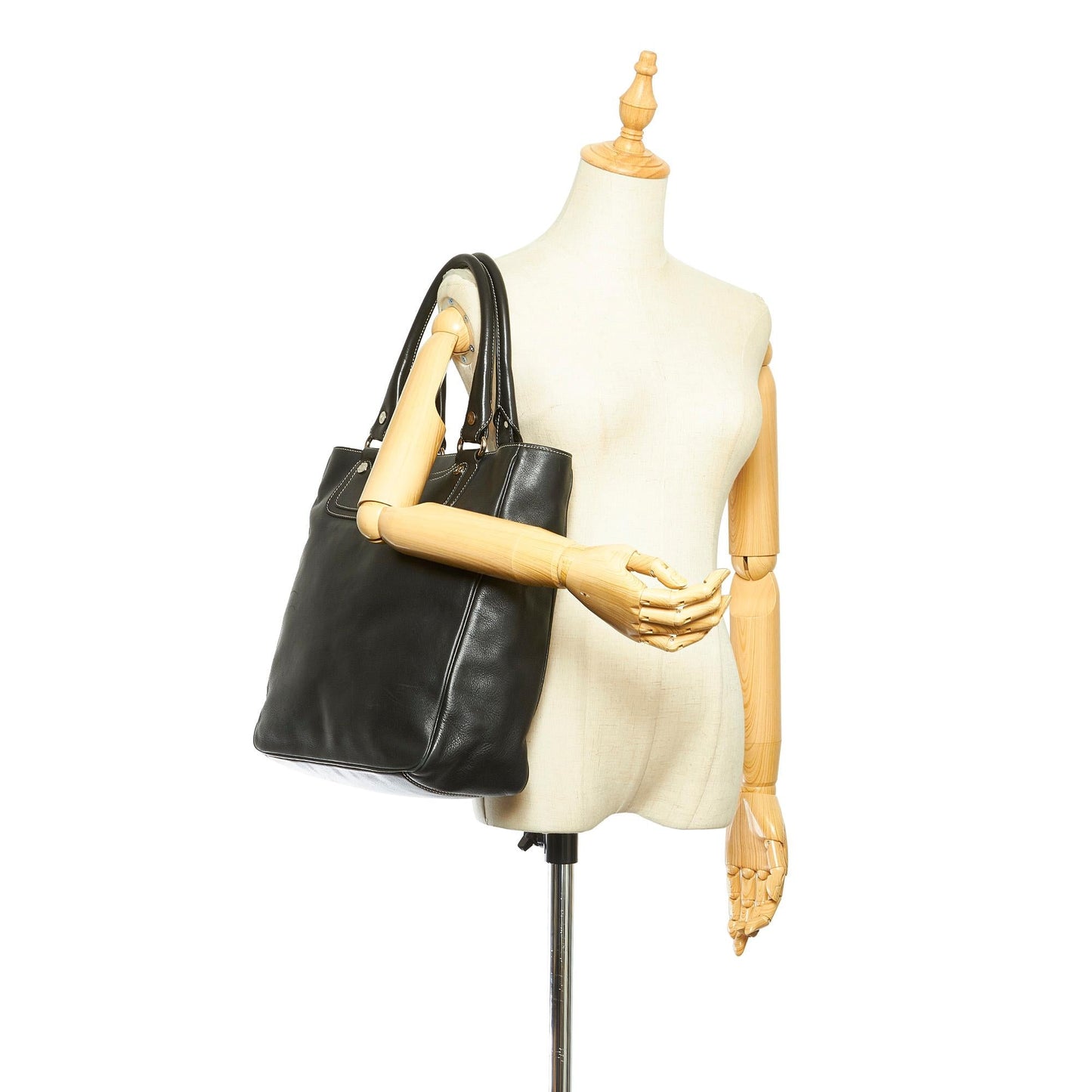 Celine Boogie Leather Tote Bag