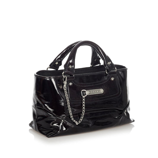 Celine Boogie Patent Leather Handbag