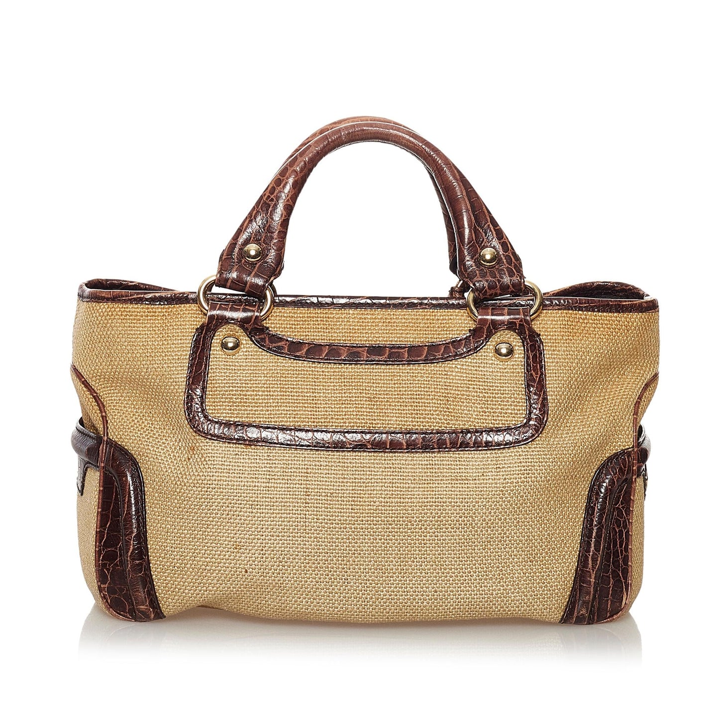 Celine Boogie Raffia Handbag