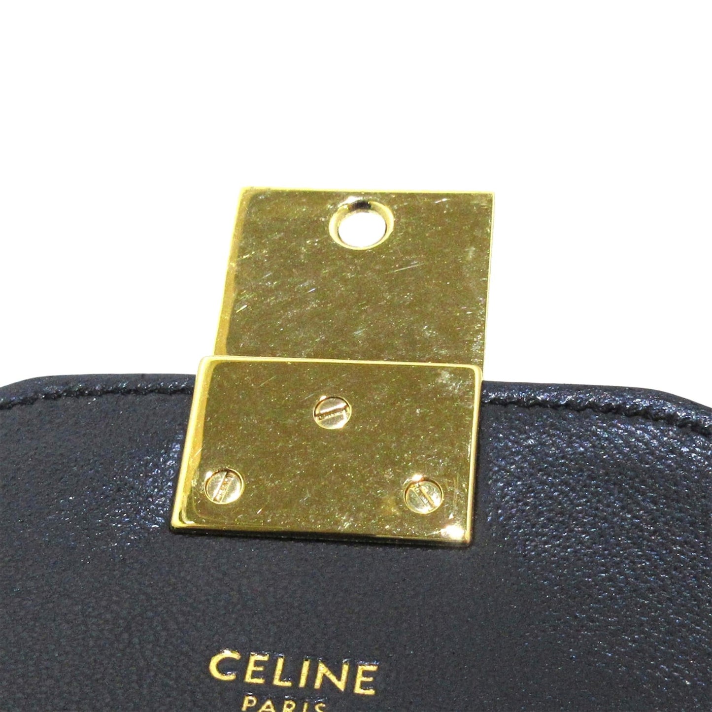 Celine C Bag Patent Leather Crossbody Bag