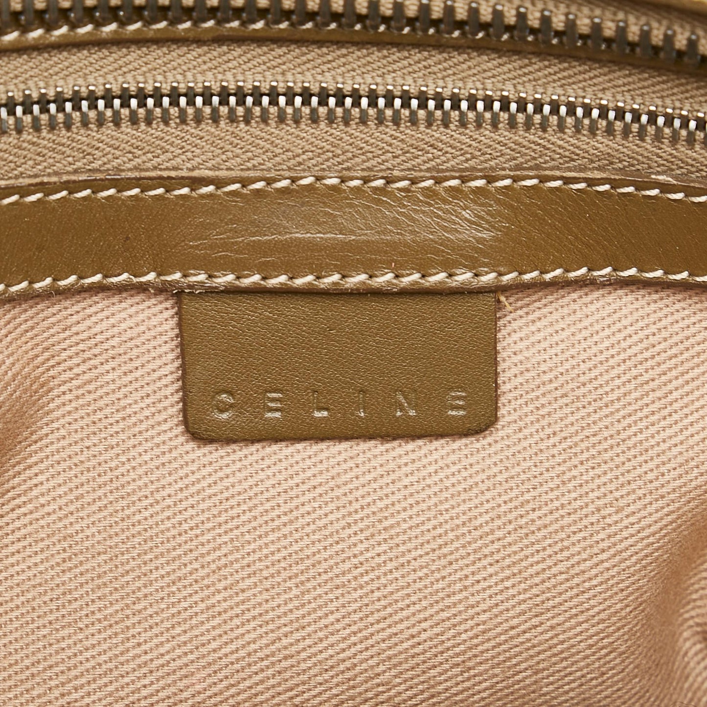 Celine C Macadam Canvas Shoulder Bag