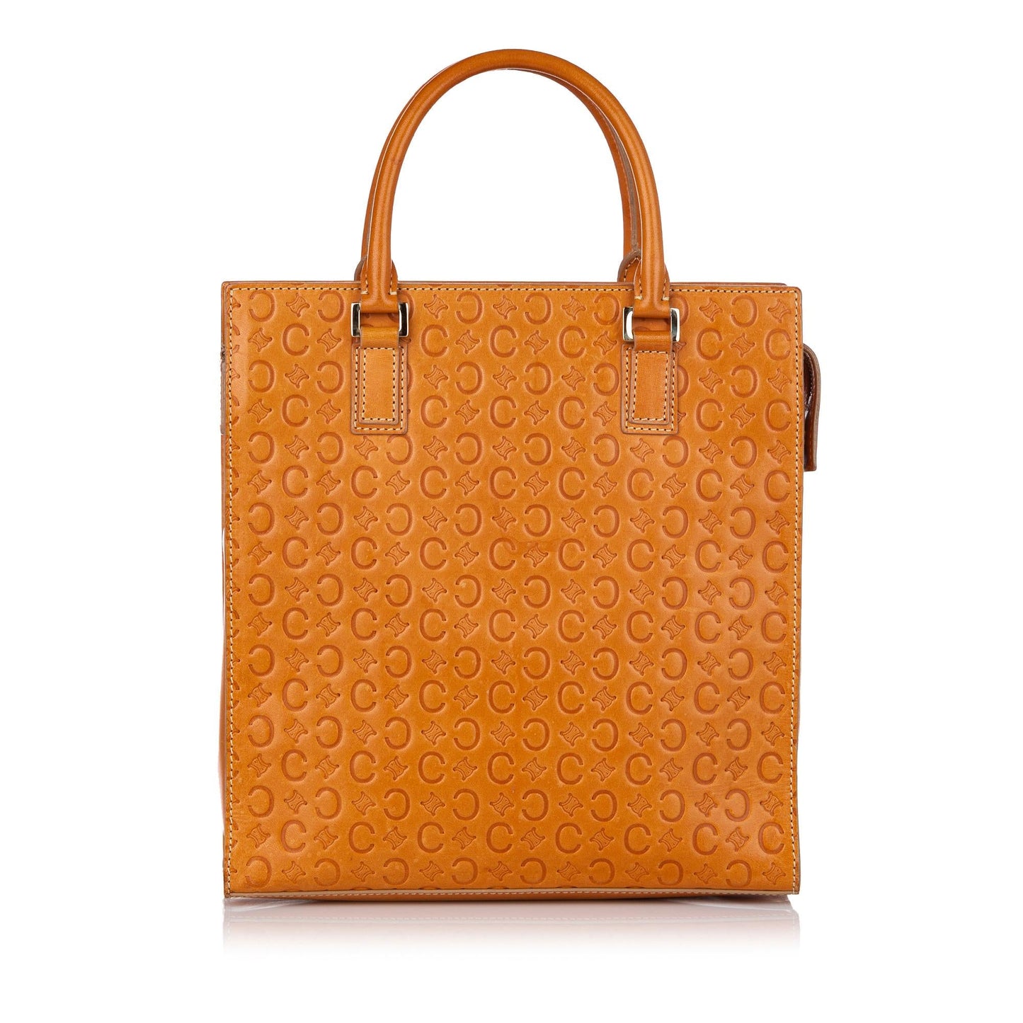 Celine C Macadam Leather Tote Bag