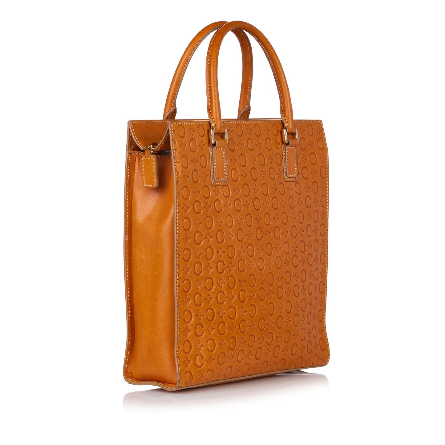 Celine C Macadam Leather Tote Bag