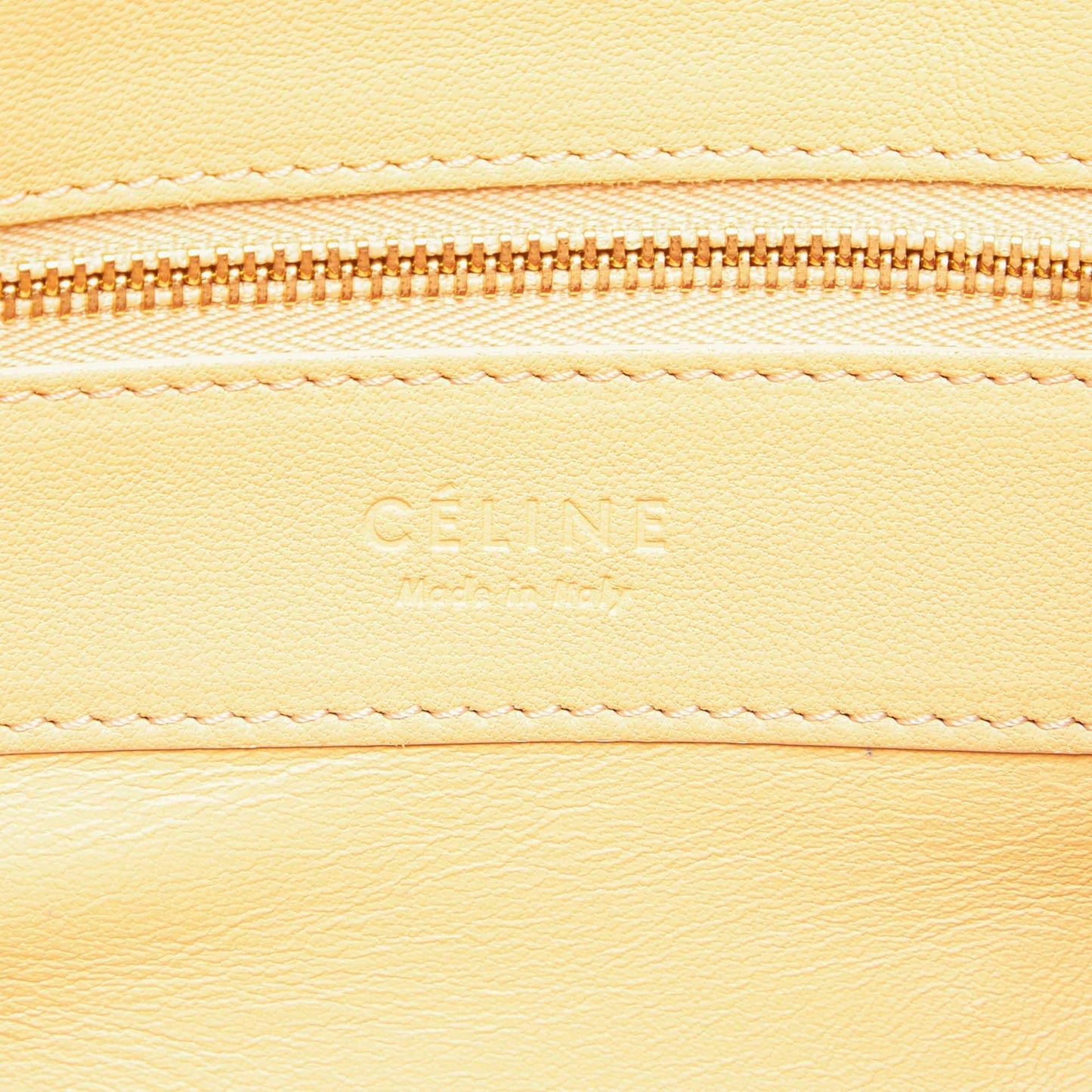 Celine Cabas Leather Tote Bag