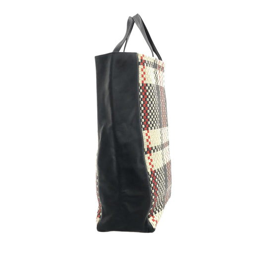 Celine Checkered Vertical Cabas Tote