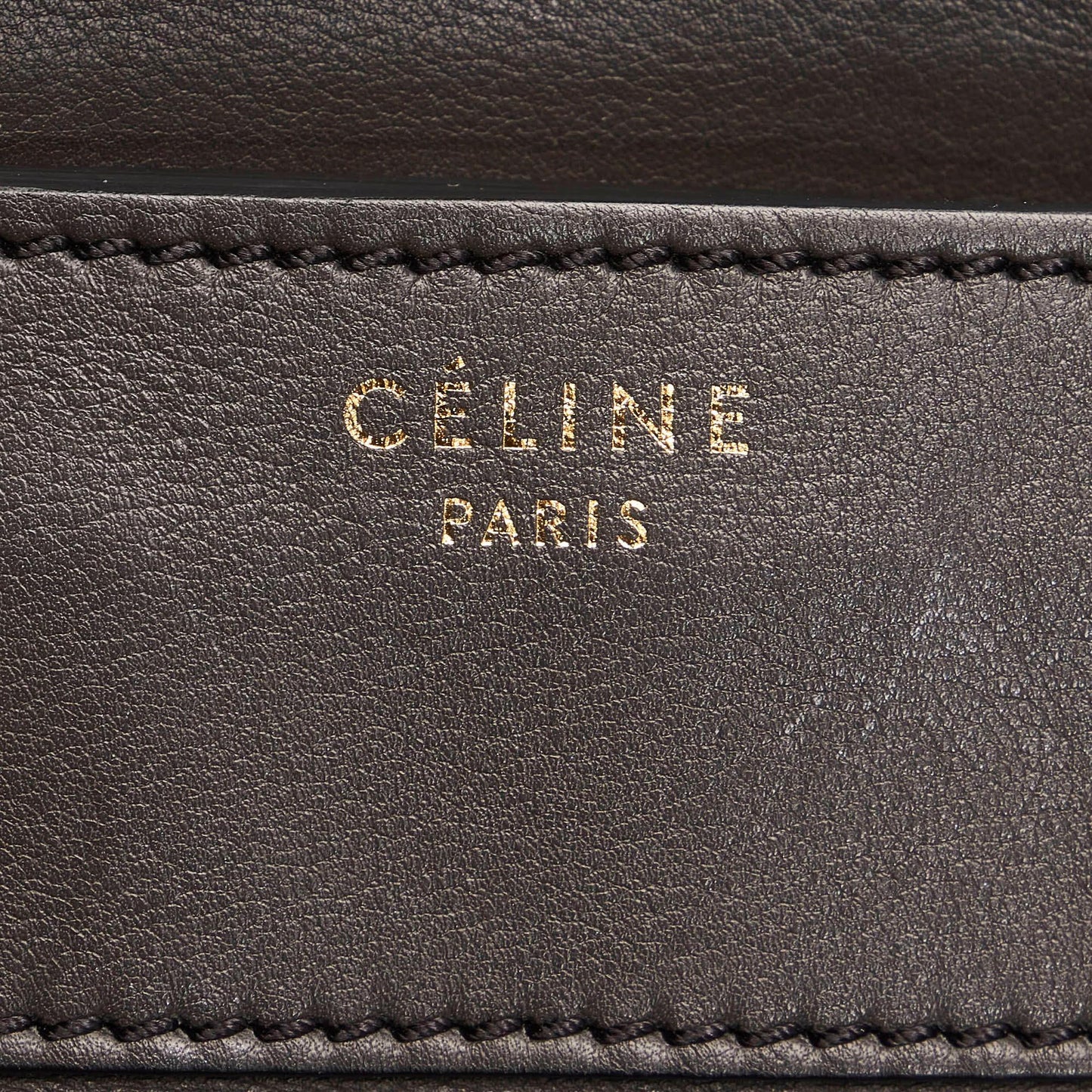 Celine Envelope Luggage Tote Leather Handbag