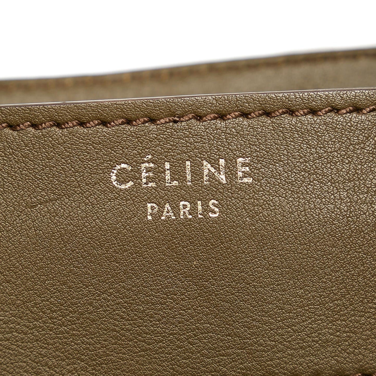 Celine Envelope Luggage Tote Leather Handbag