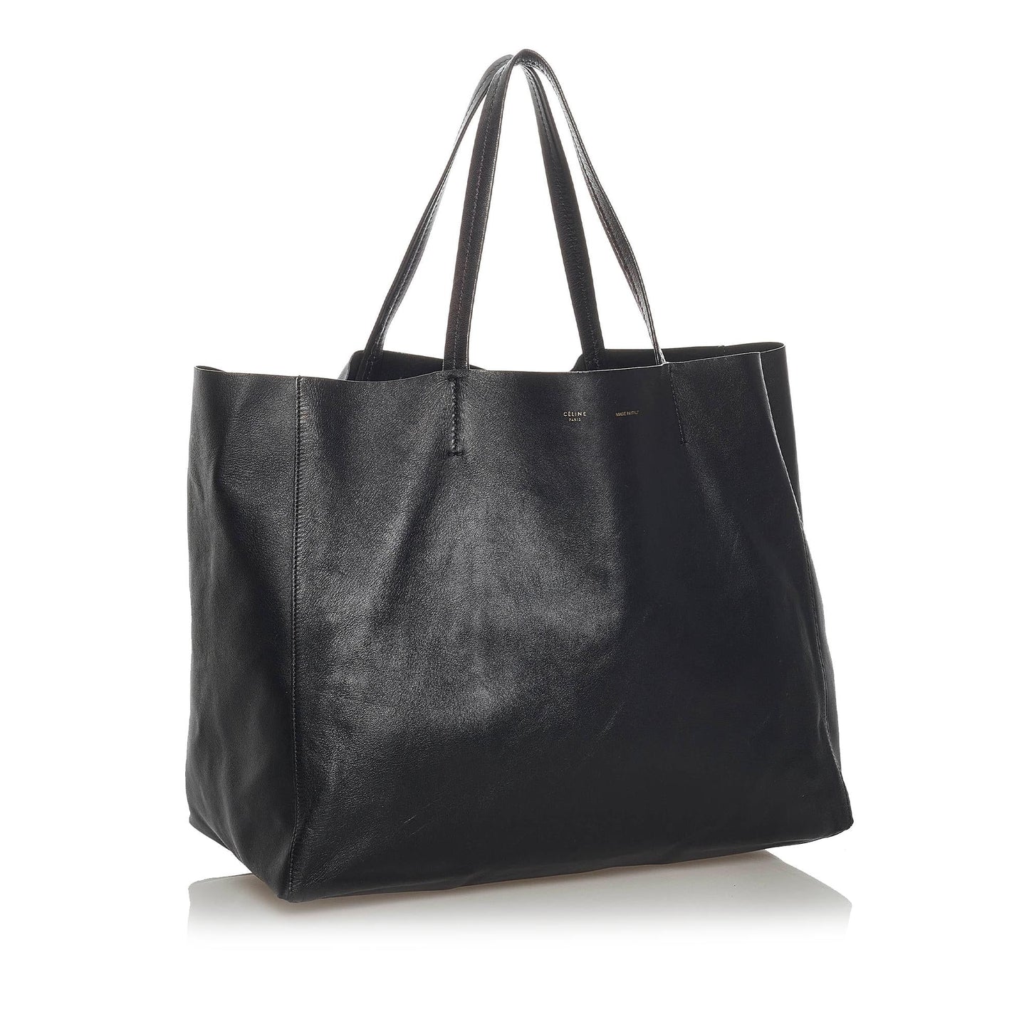 Celine Horizontal Cabas Leather Tote Bag