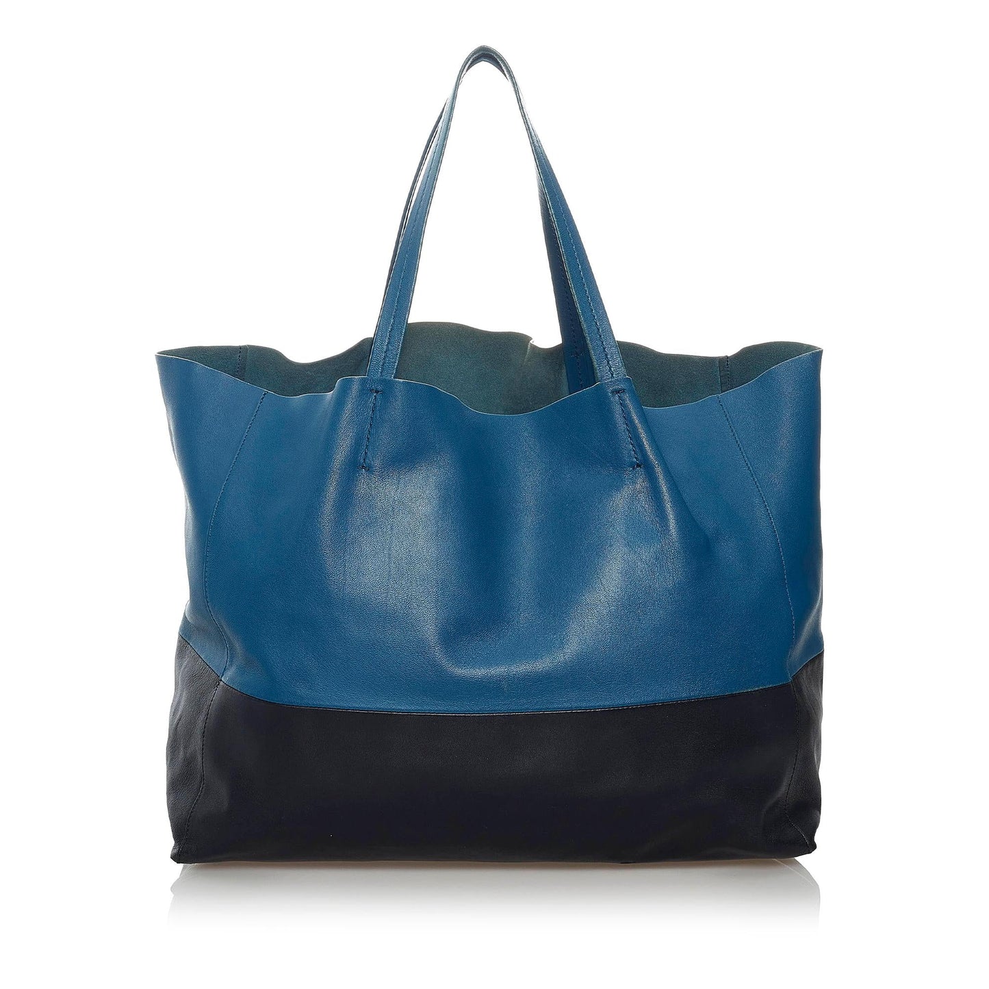 Celine Horizontal Cabas Leather Tote Bag