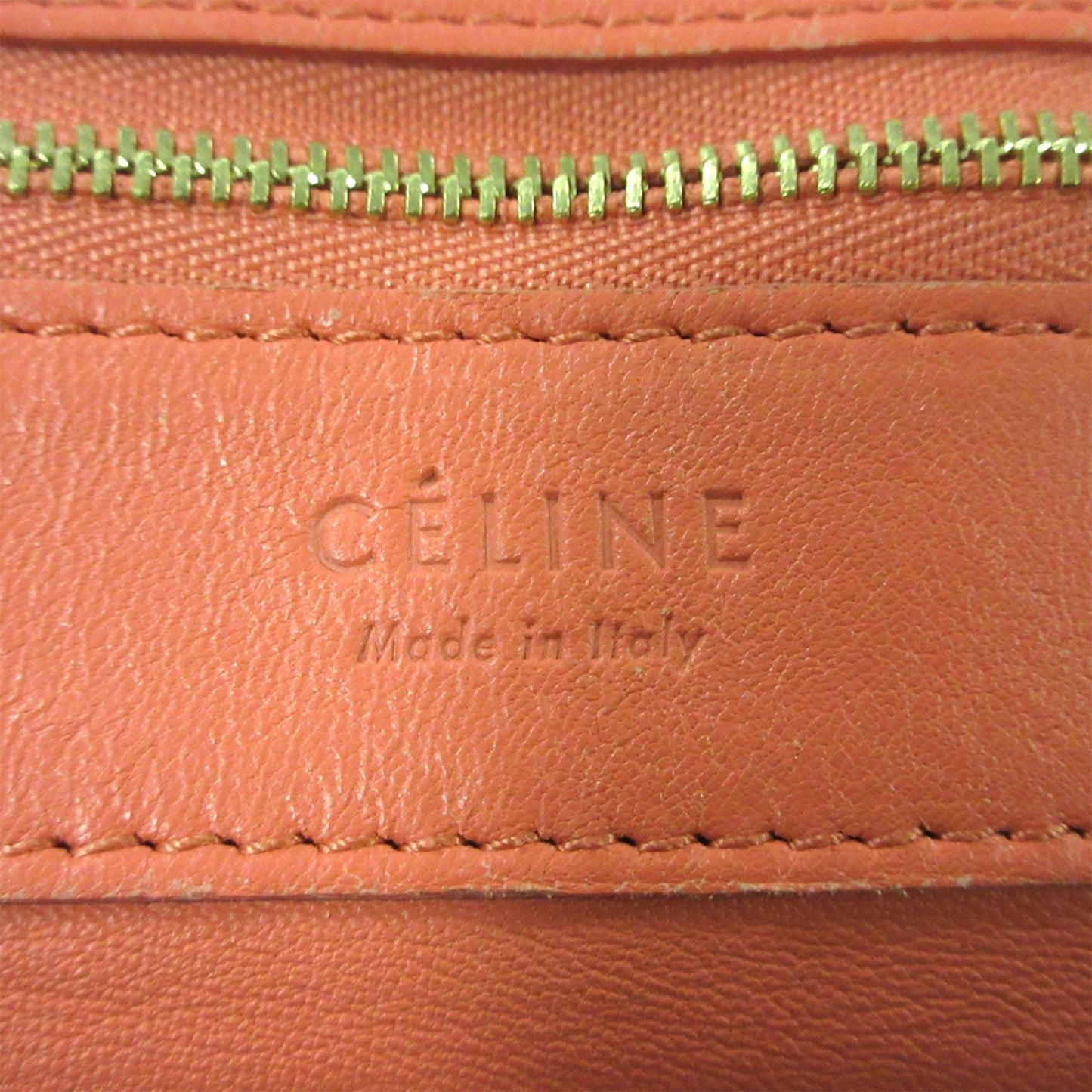 Celine Horizontal Cabas Leather Tote Bag