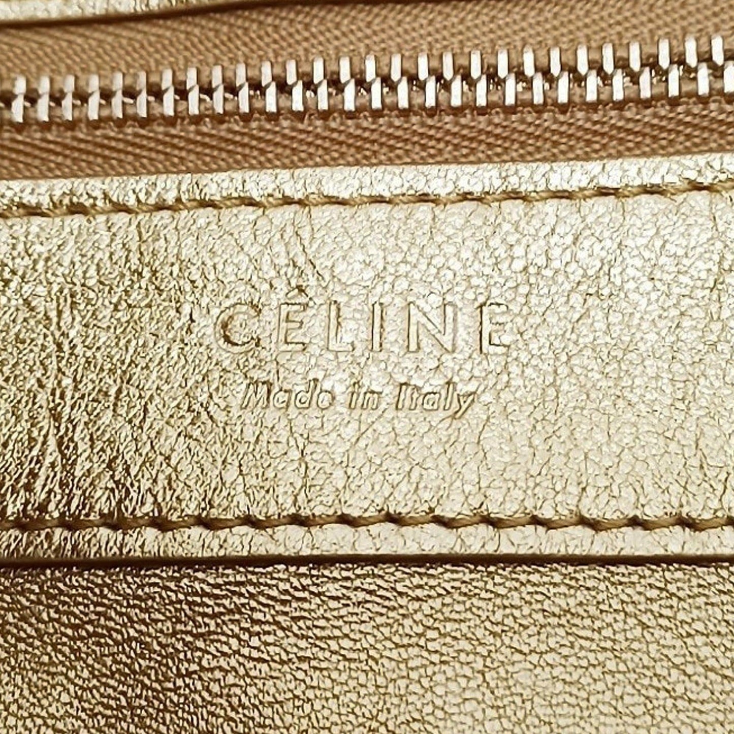 Celine Horizontal Cabas Leather Tote Bag