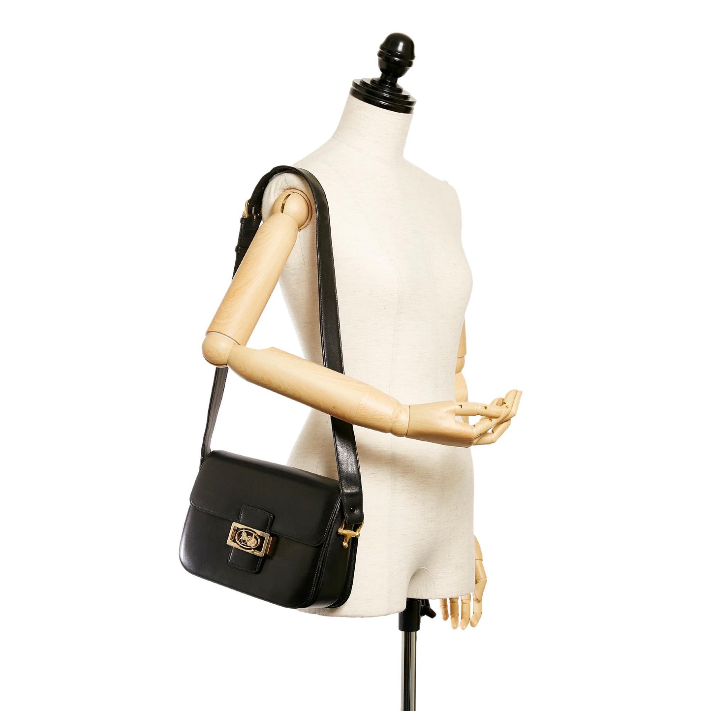 Celine Horse Carriage Leather Shoulder Bag