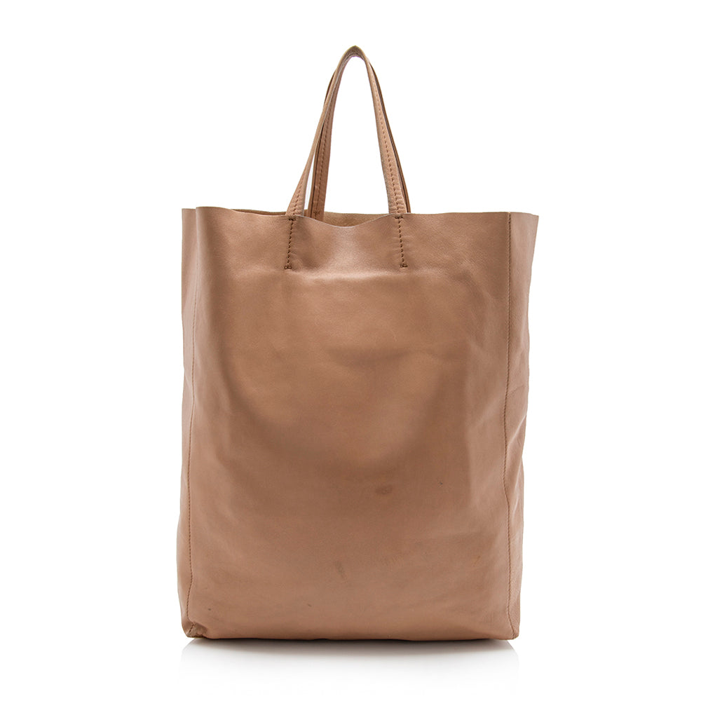 Celine Lambskin Cabas Vertical Tote - FINAL SALE