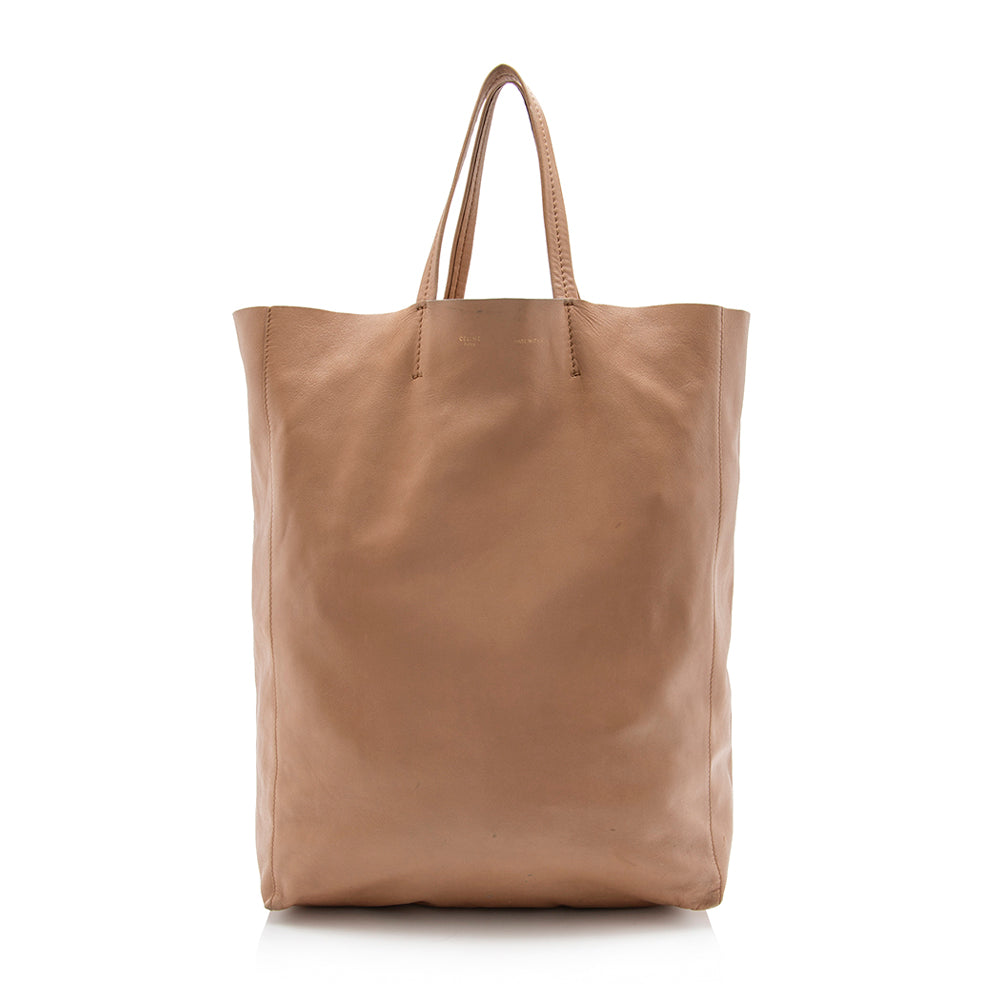 Celine Lambskin Cabas Vertical Tote - FINAL SALE