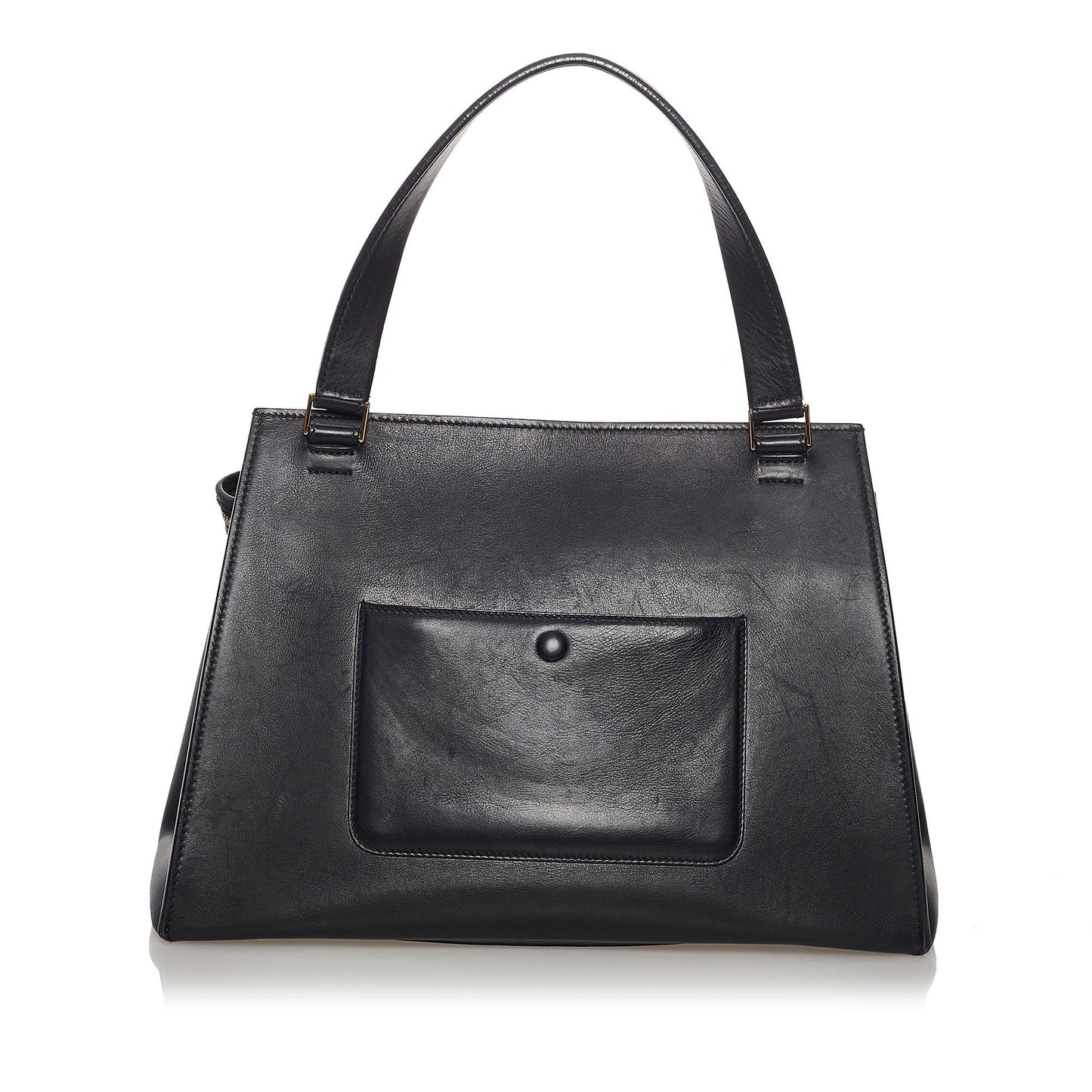 Celine Large Edge Leather Shoulder Bag