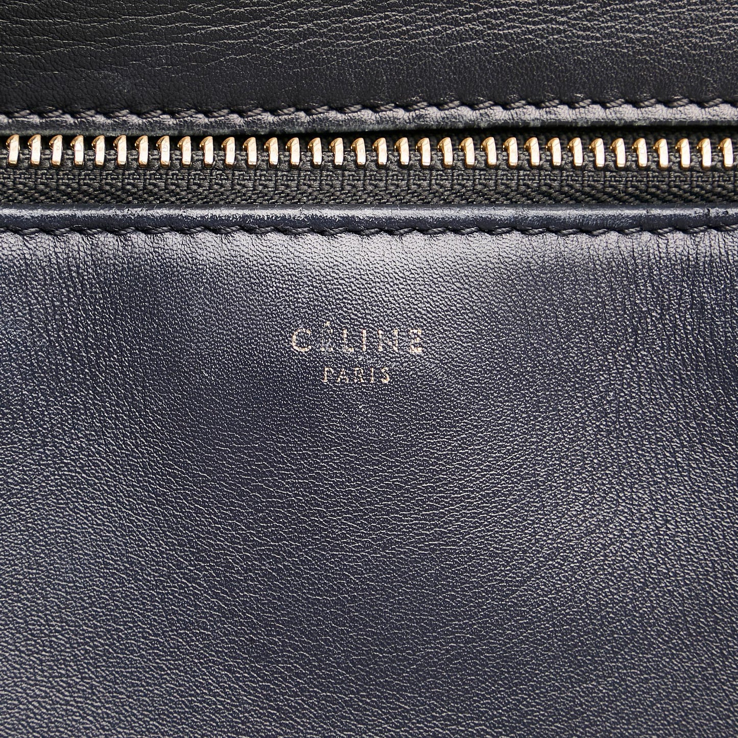 Celine Large Edge Leather Shoulder Bag