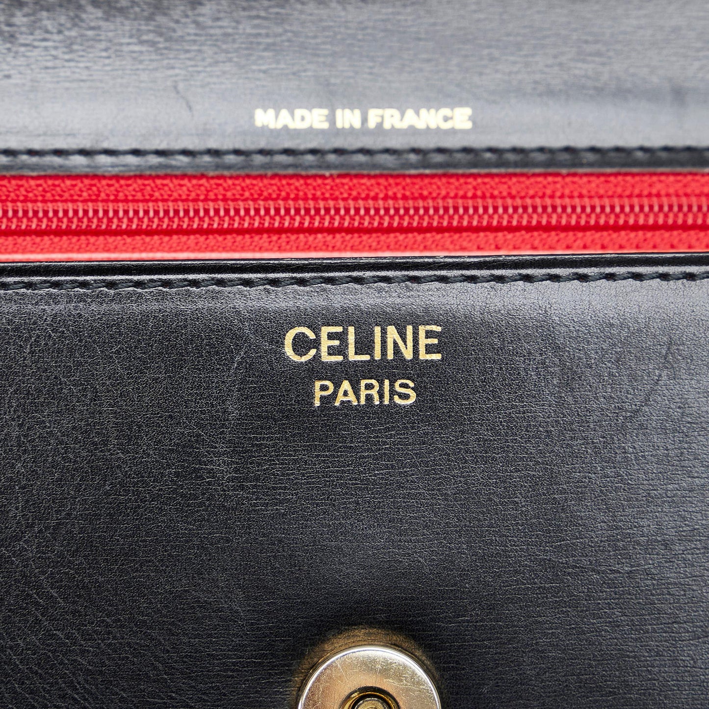 Celine Leather Business Bag