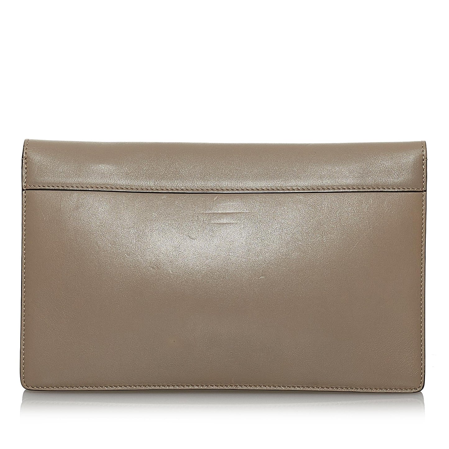 Celine Leather Diamond Clutch Bag