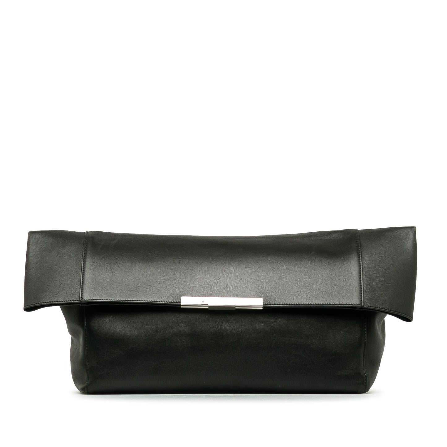 Celine Leather Foldover Clutch