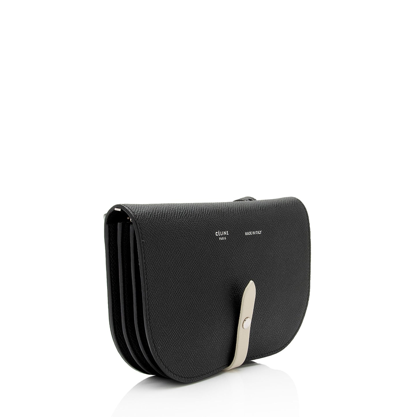 Celine Leather Strap Clutch Crossbody Bag