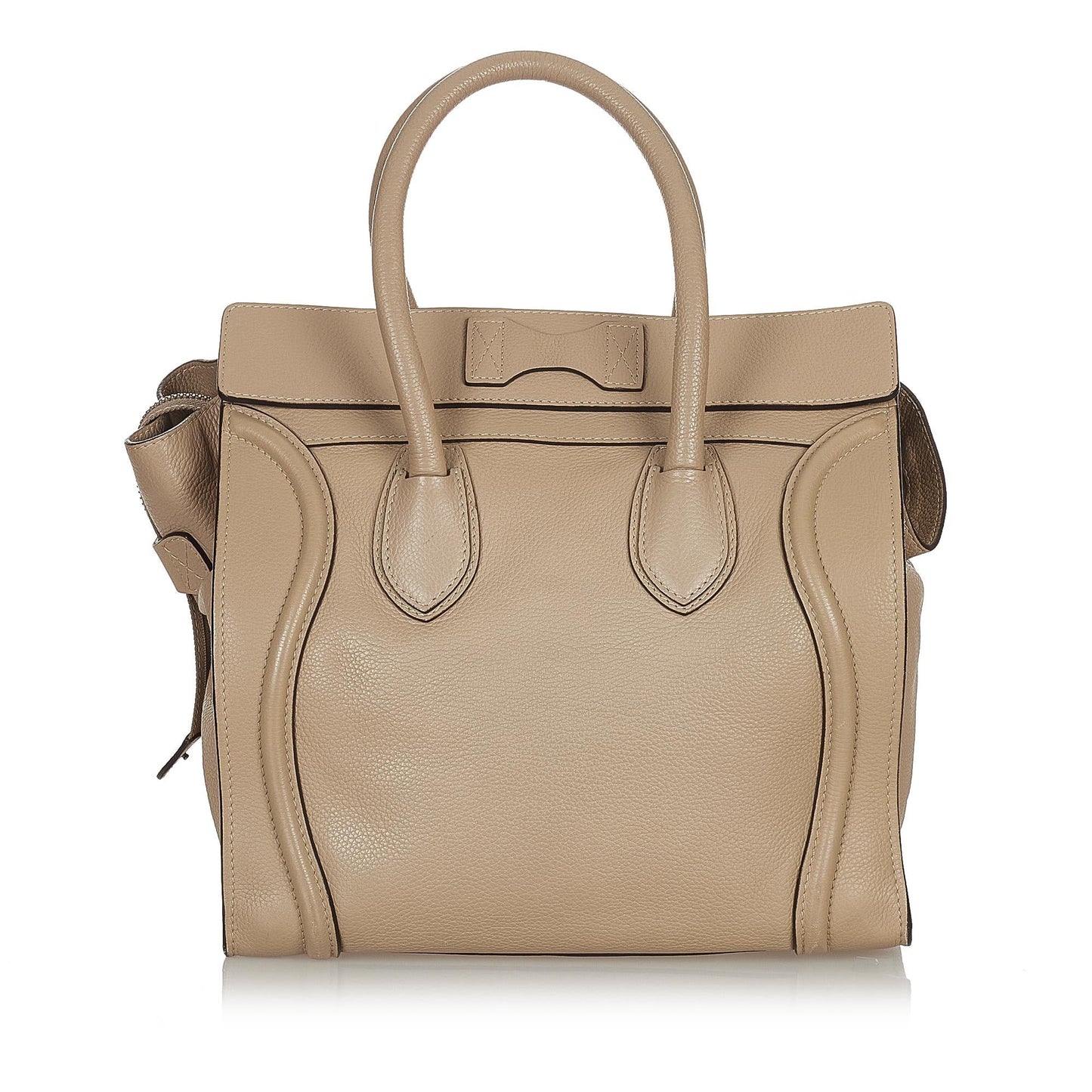 Celine Luggage Leather Tote Bag