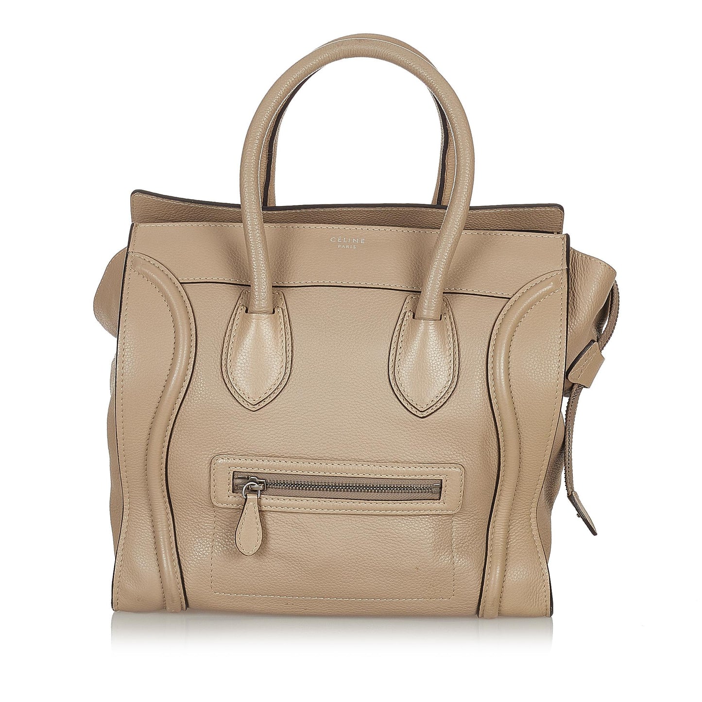 Celine Luggage Leather Tote Bag