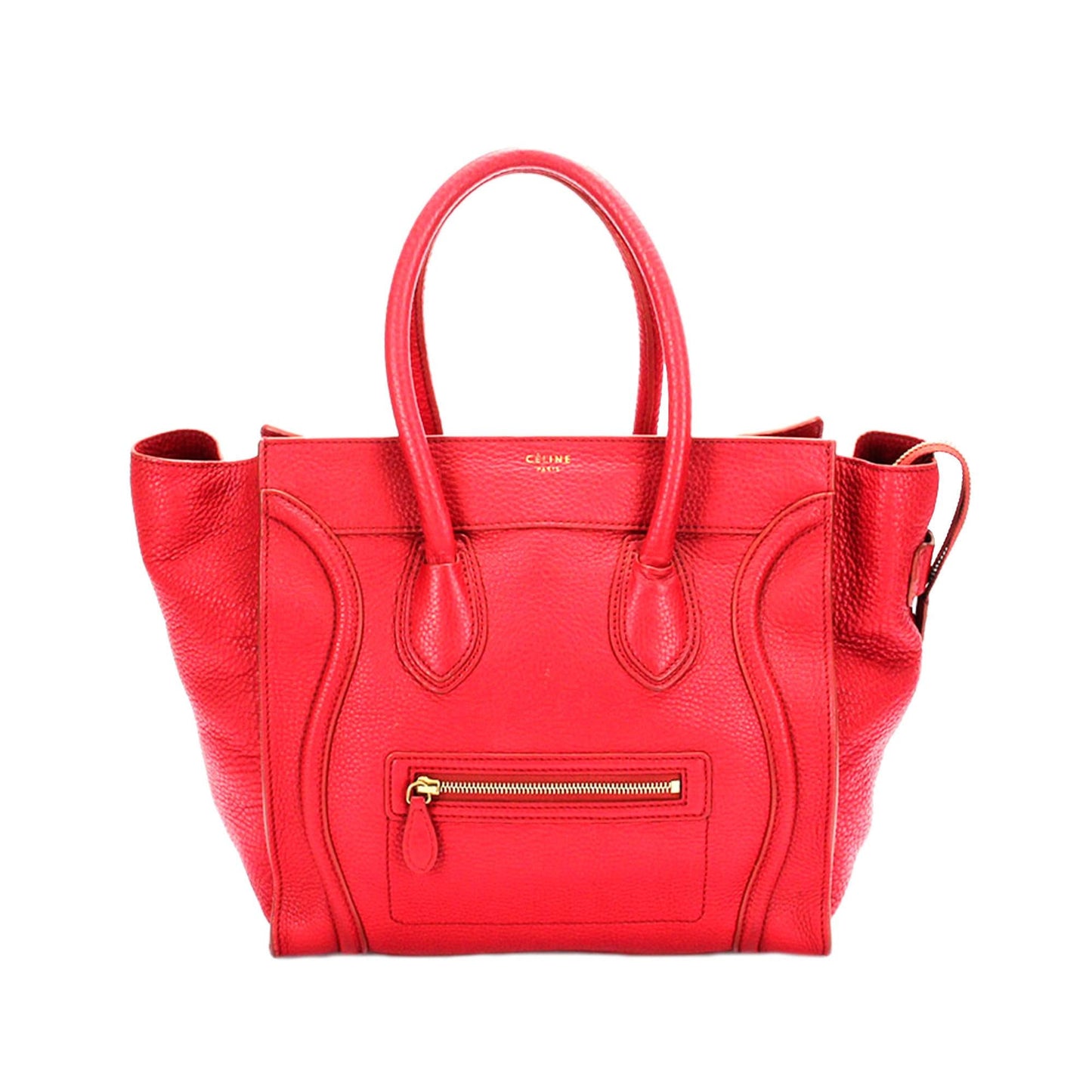 Celine Luggage Leather Tote Bag