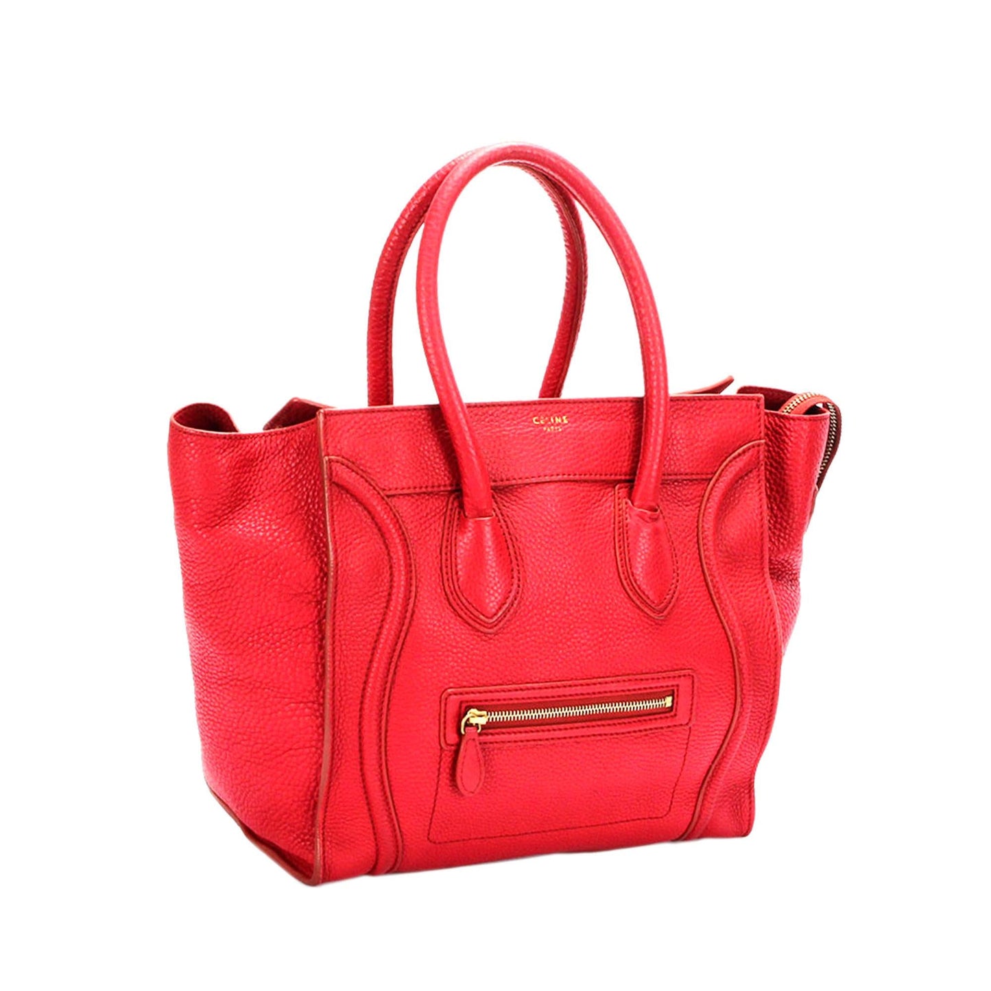 Celine Luggage Leather Tote Bag