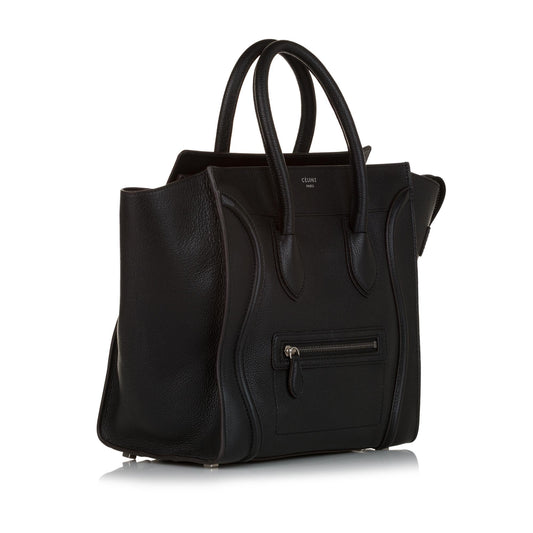 Celine Luggage Leather Tote Bag