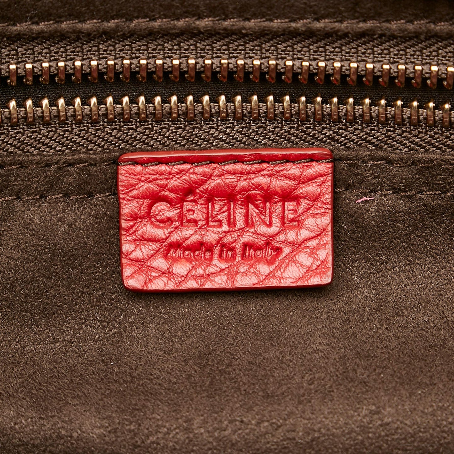 Celine Luggage Leather Tote Bag