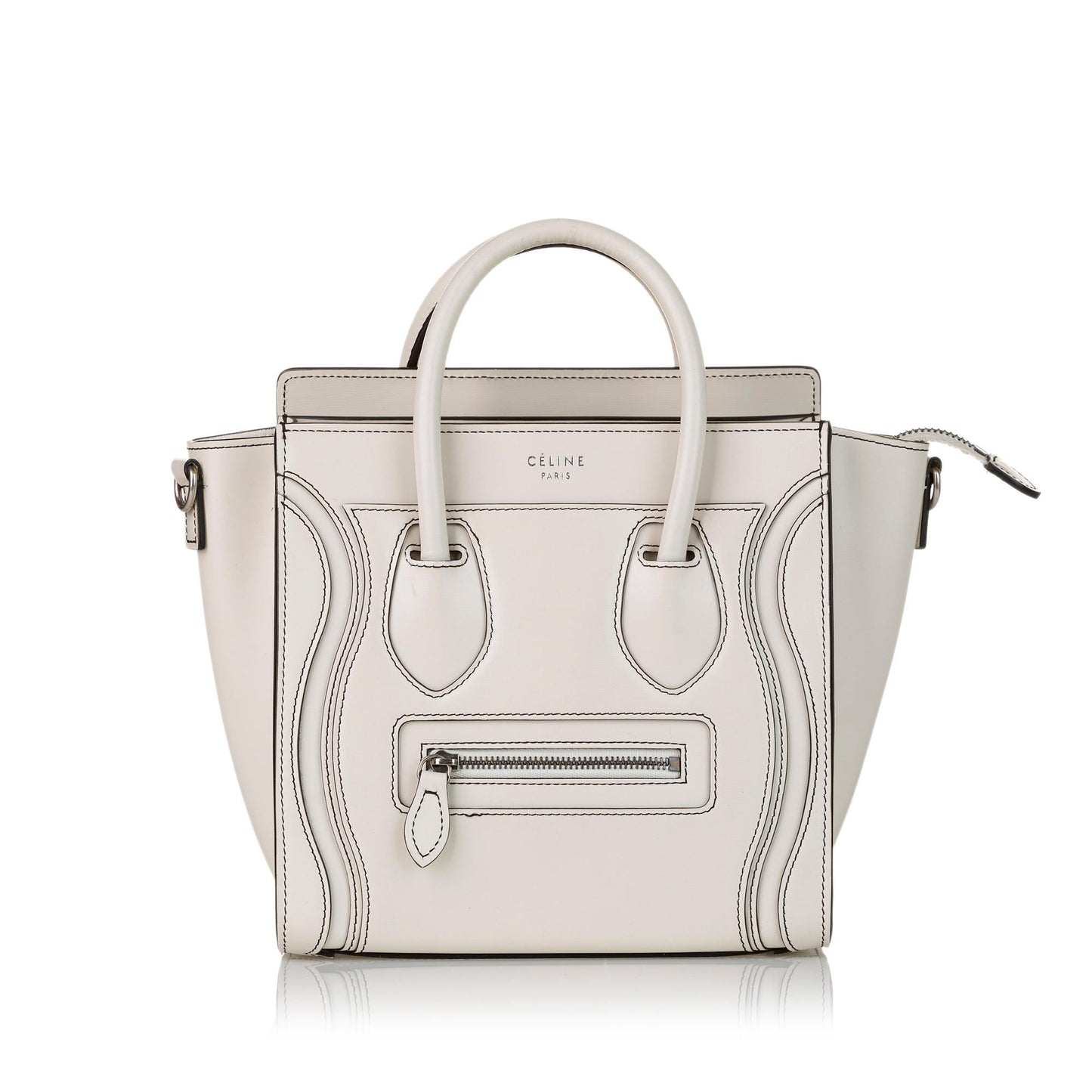 Celine Luggage Tote Leather Satchel