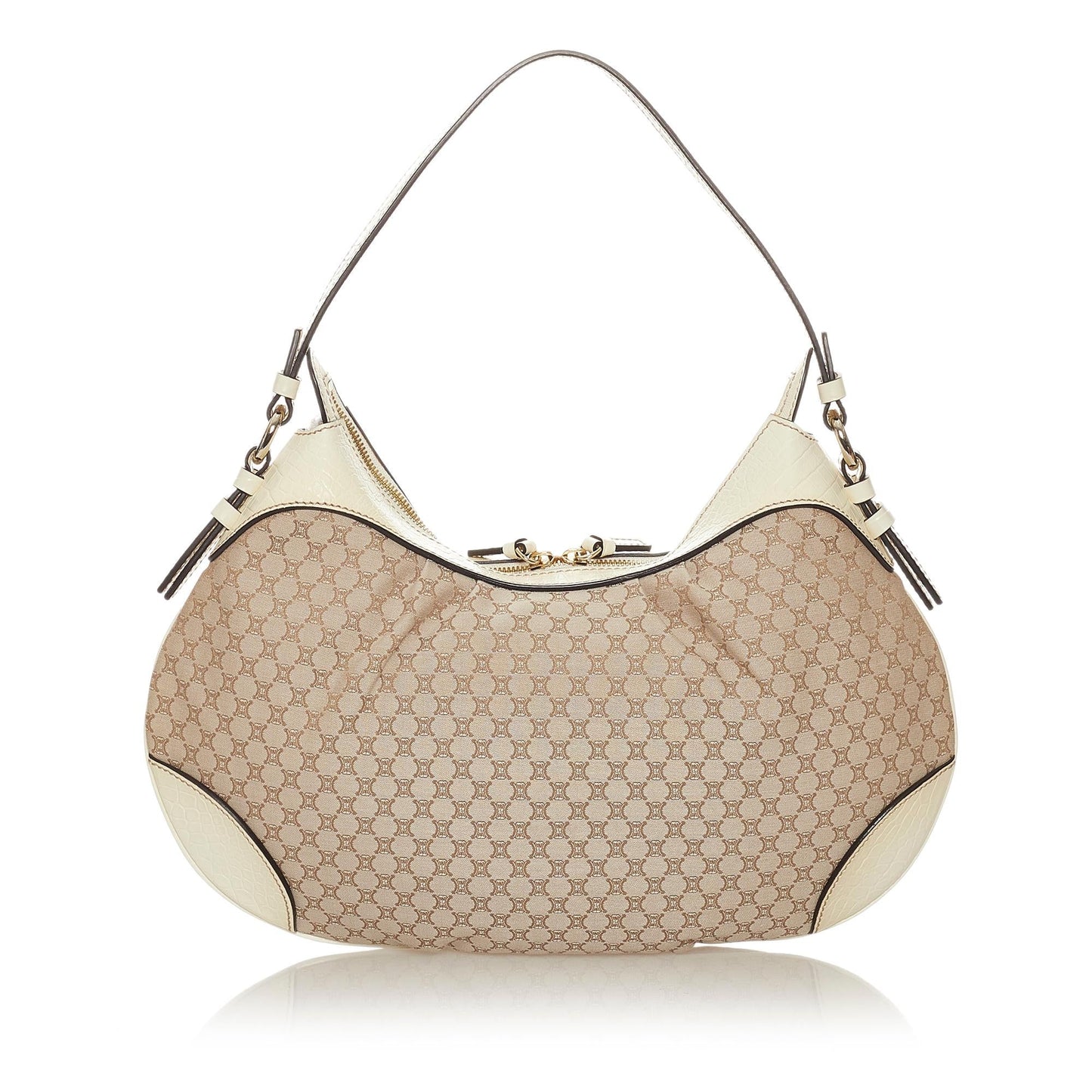 Celine Macadam Canvas Hobo Bag