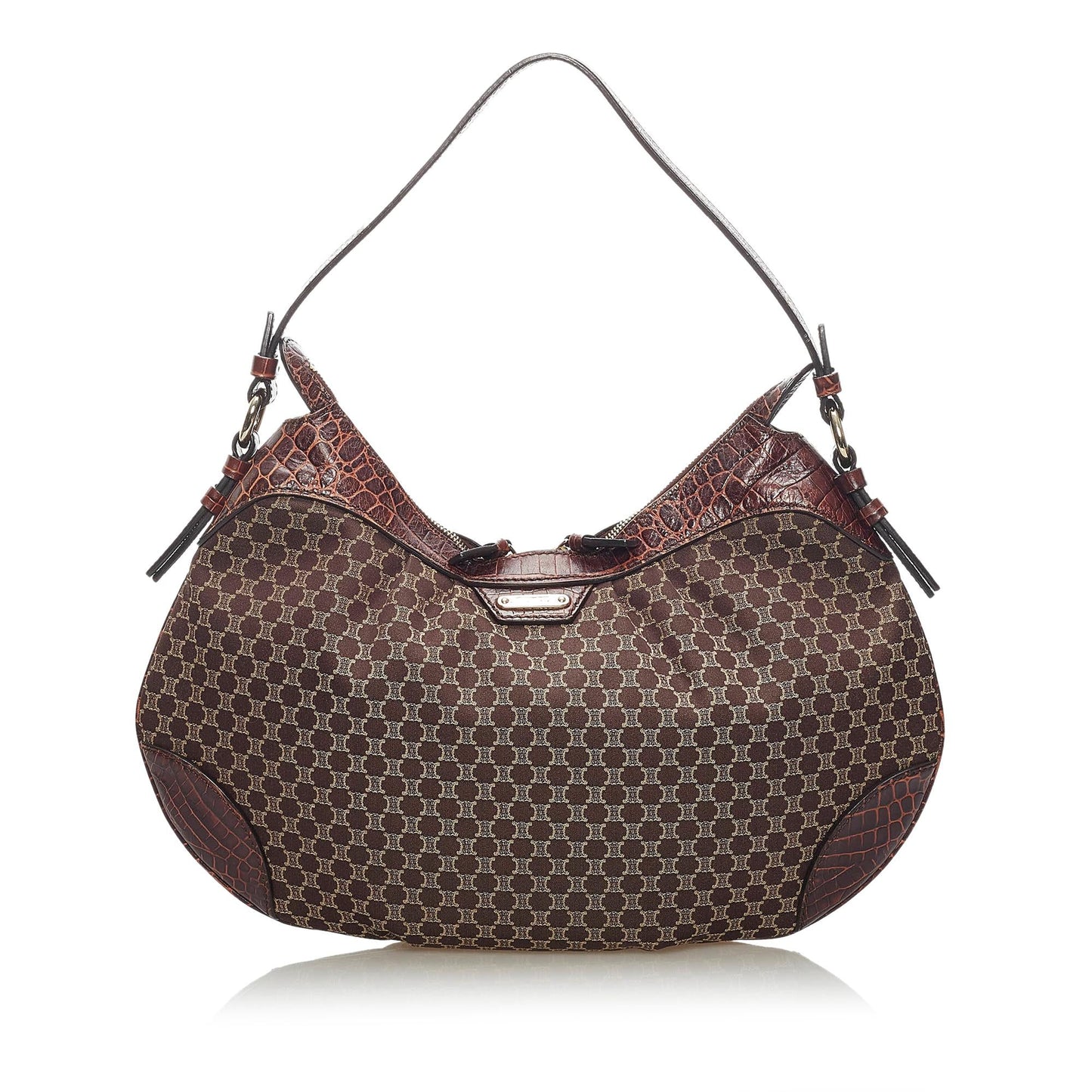 Celine Macadam Canvas Hobo Bag