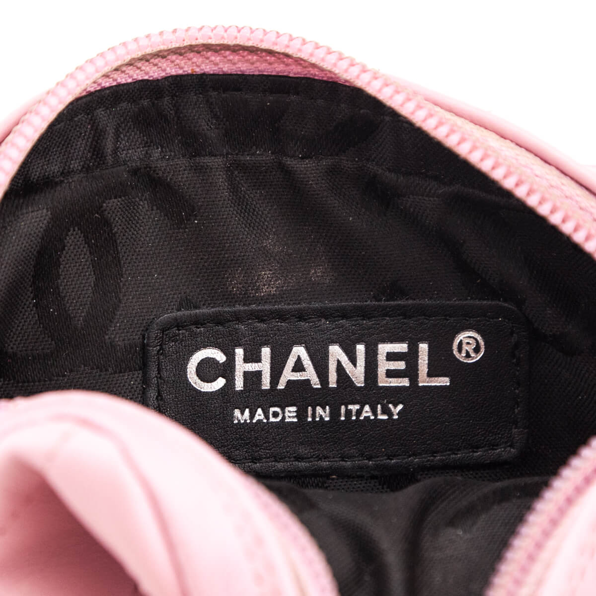 Chanel Pink & Black Calfskin Ligne Cambon Small Crossbody Bag