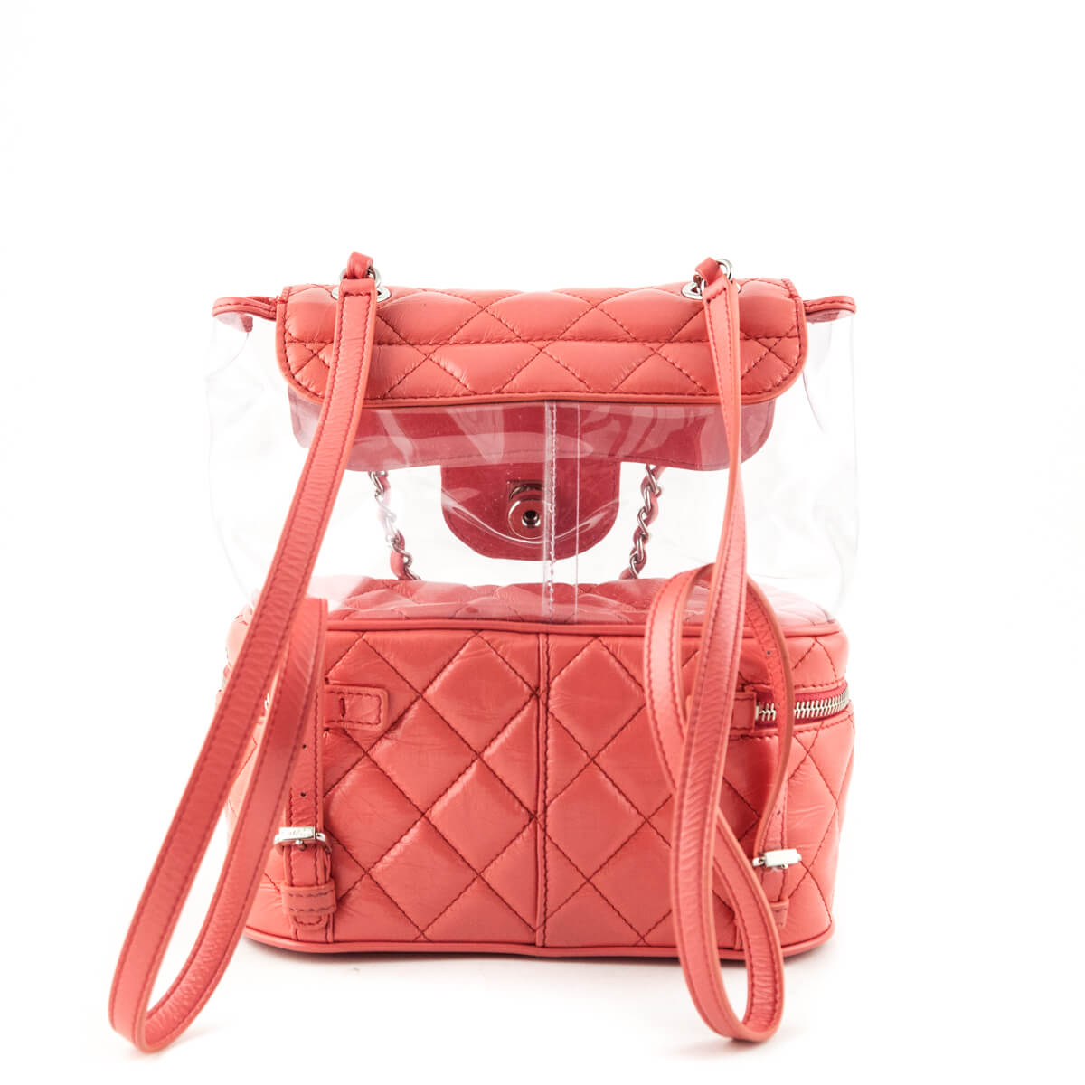 Chanel Pink Quilted Lambskin 2018 Aquarium Backpack