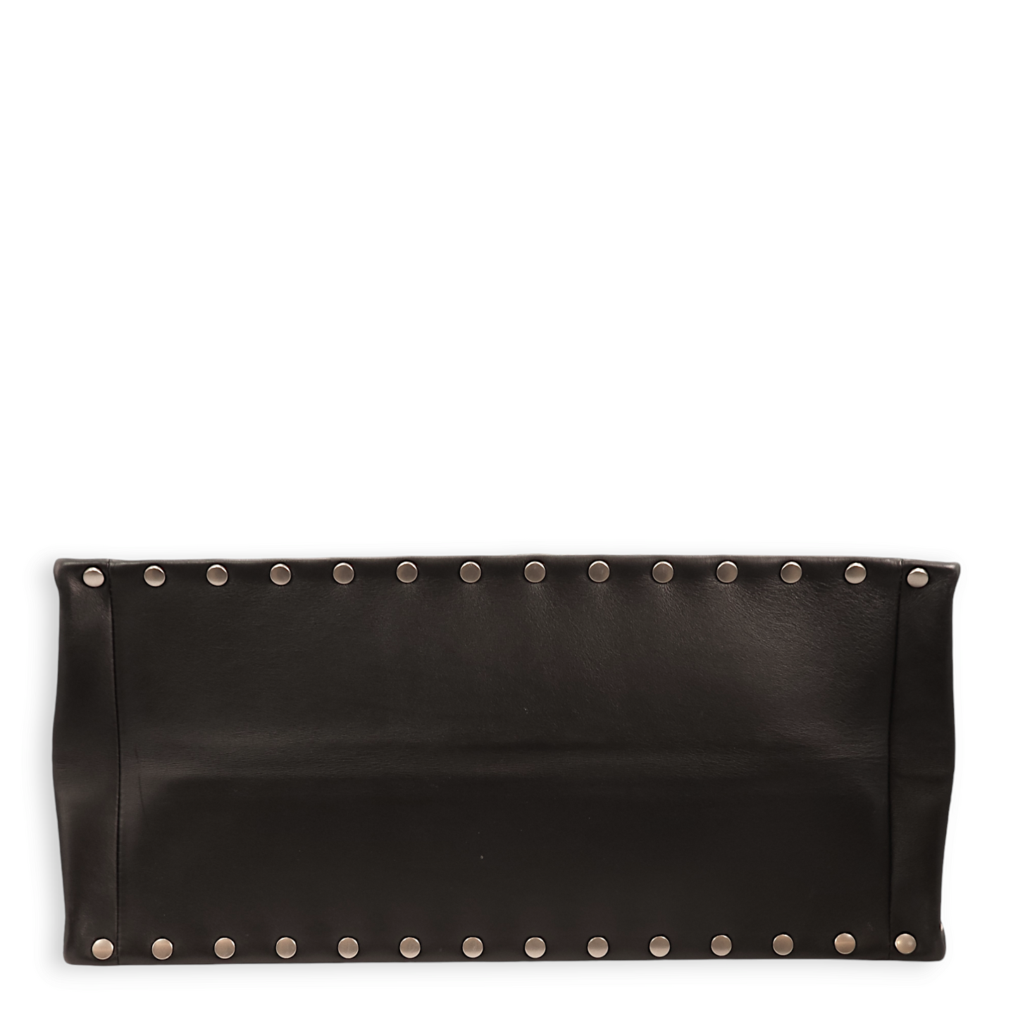 Book Embroidered Studded Leather Large Multicolor Tote Bag in Calfskin, Palladium hardware