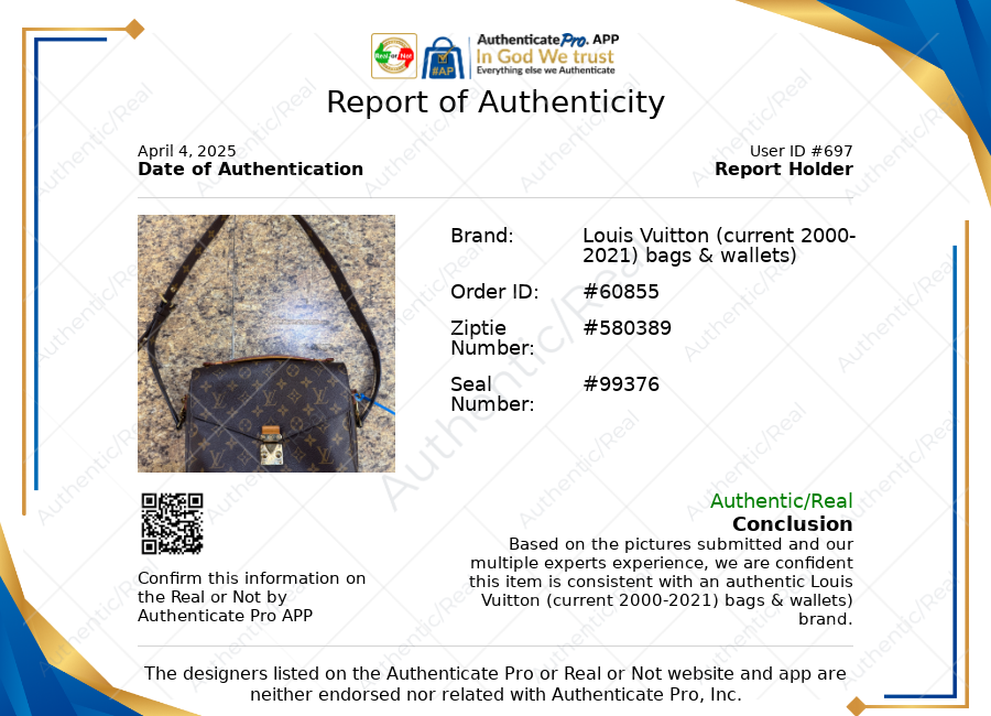 Crossbody Luxury Designer By Louis Vuitton, Size: Small