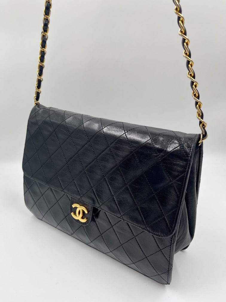 Vintage Black Chanel Flap Bag