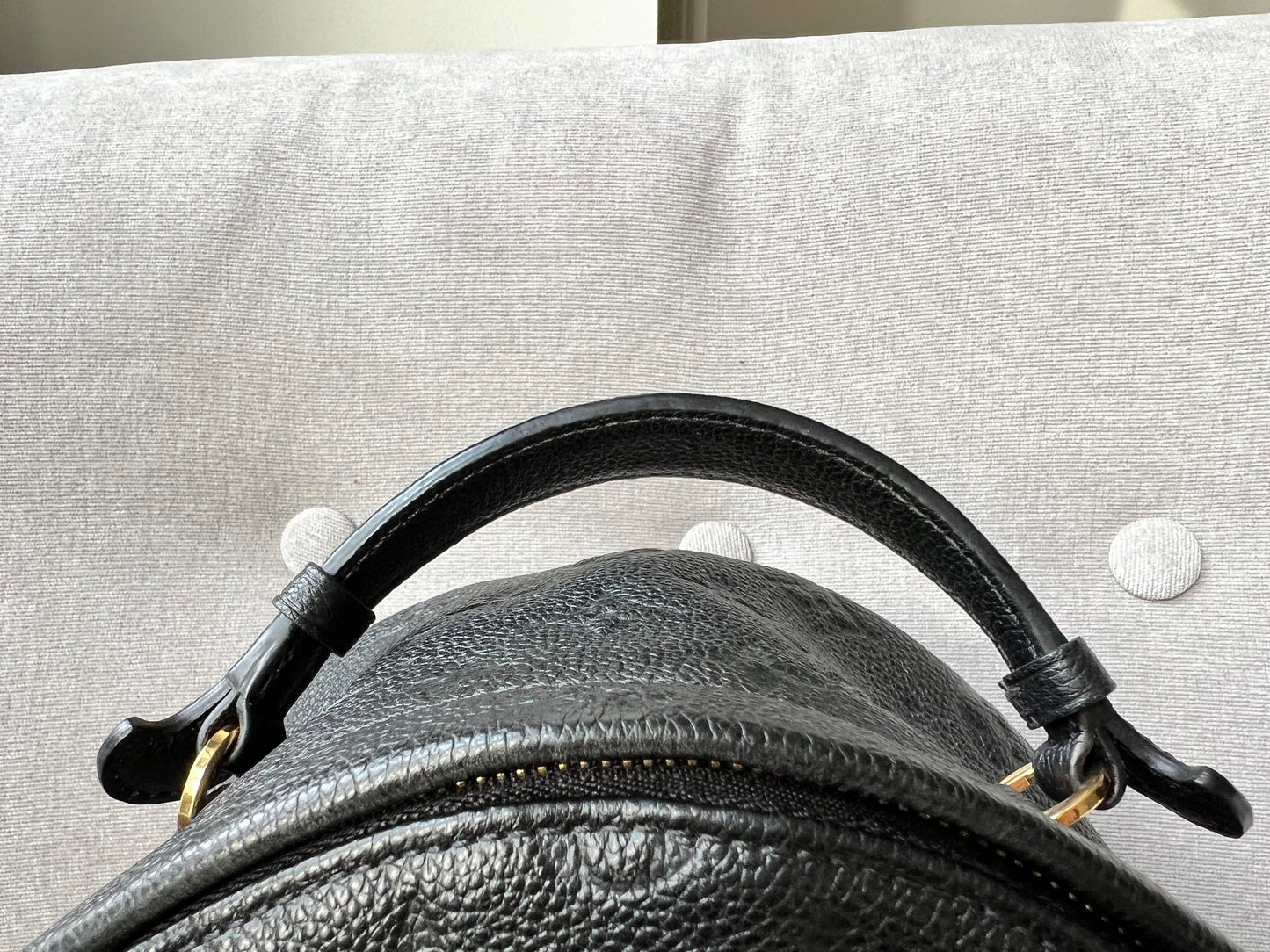 Louis Vuitton Sarbonne Backpack Black Empreinte