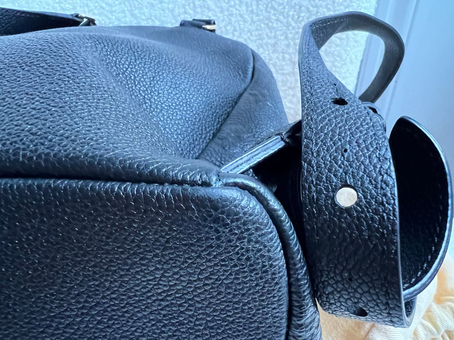 Louis Vuitton Sarbonne Backpack Black Empreinte