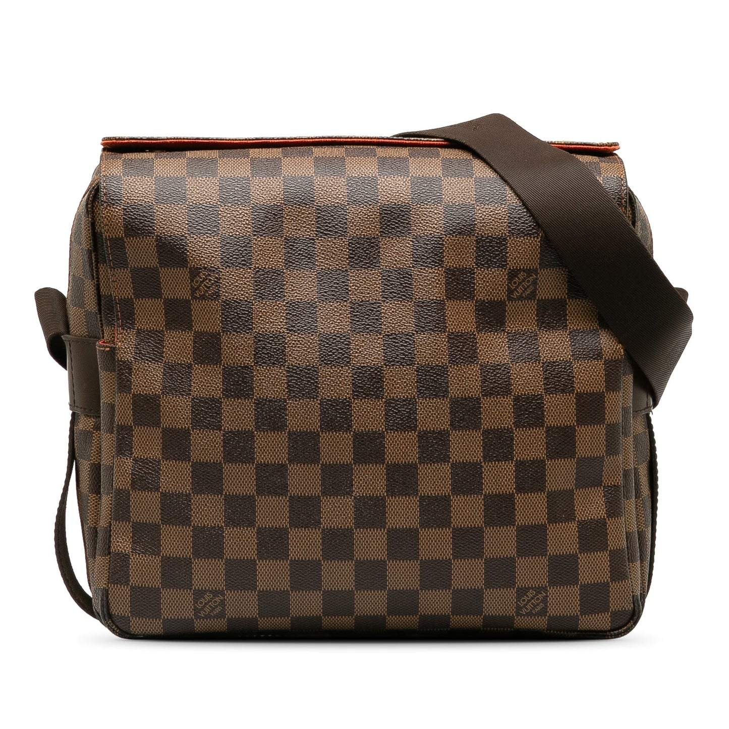 Brown Louis Vuitton Damier Ebene Naviglio Crossbody Bag