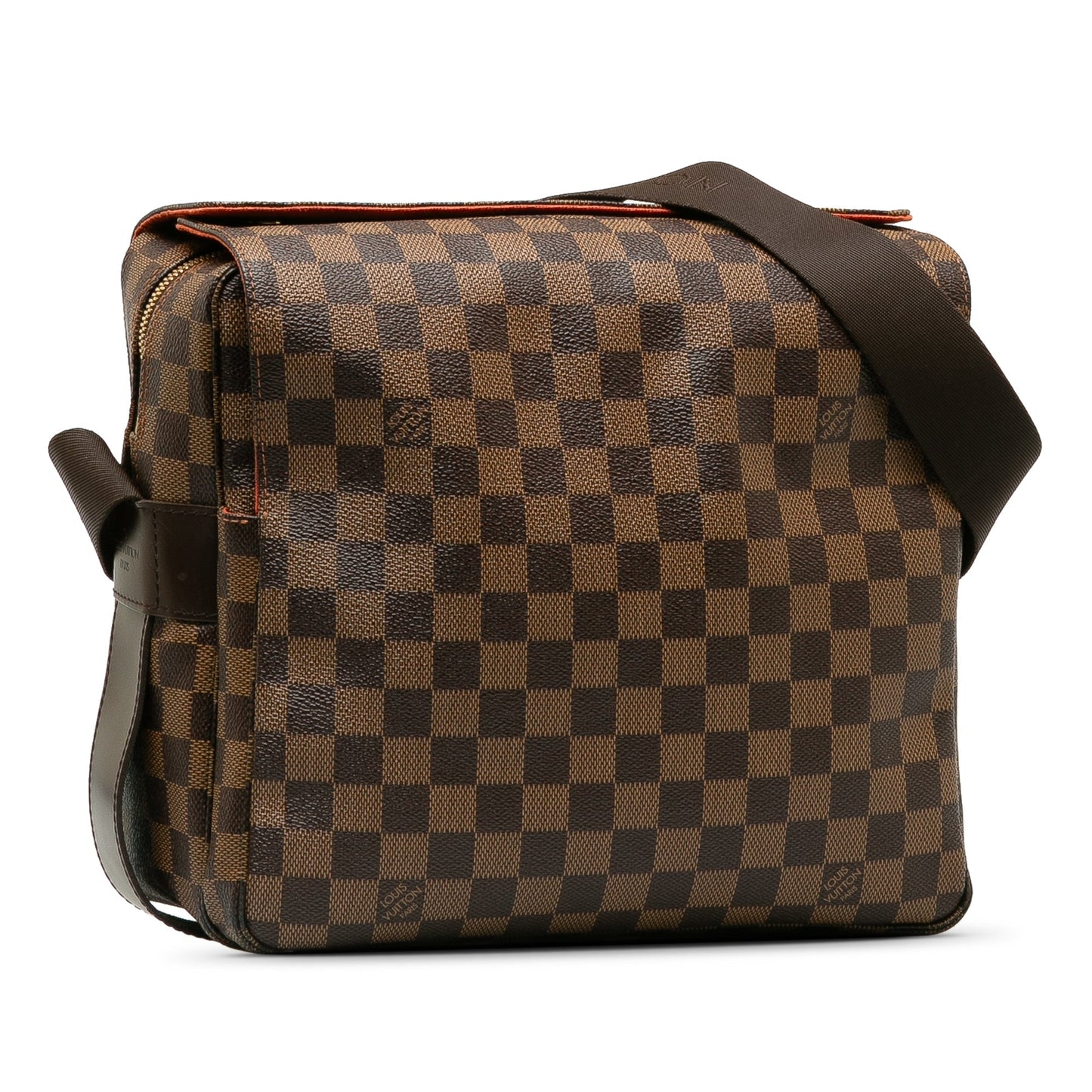 Brown Louis Vuitton Damier Ebene Naviglio Crossbody Bag