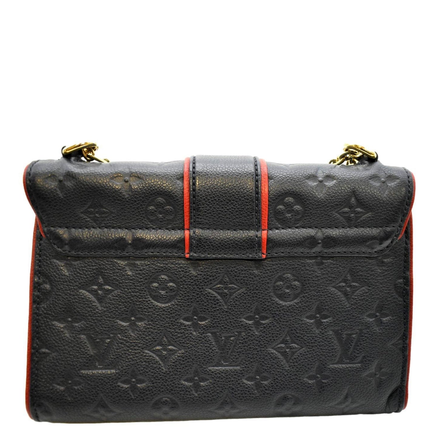 LOUIS VUITTON Saint Sulpice PM Empreinte Leather Crossbody Bag Noir