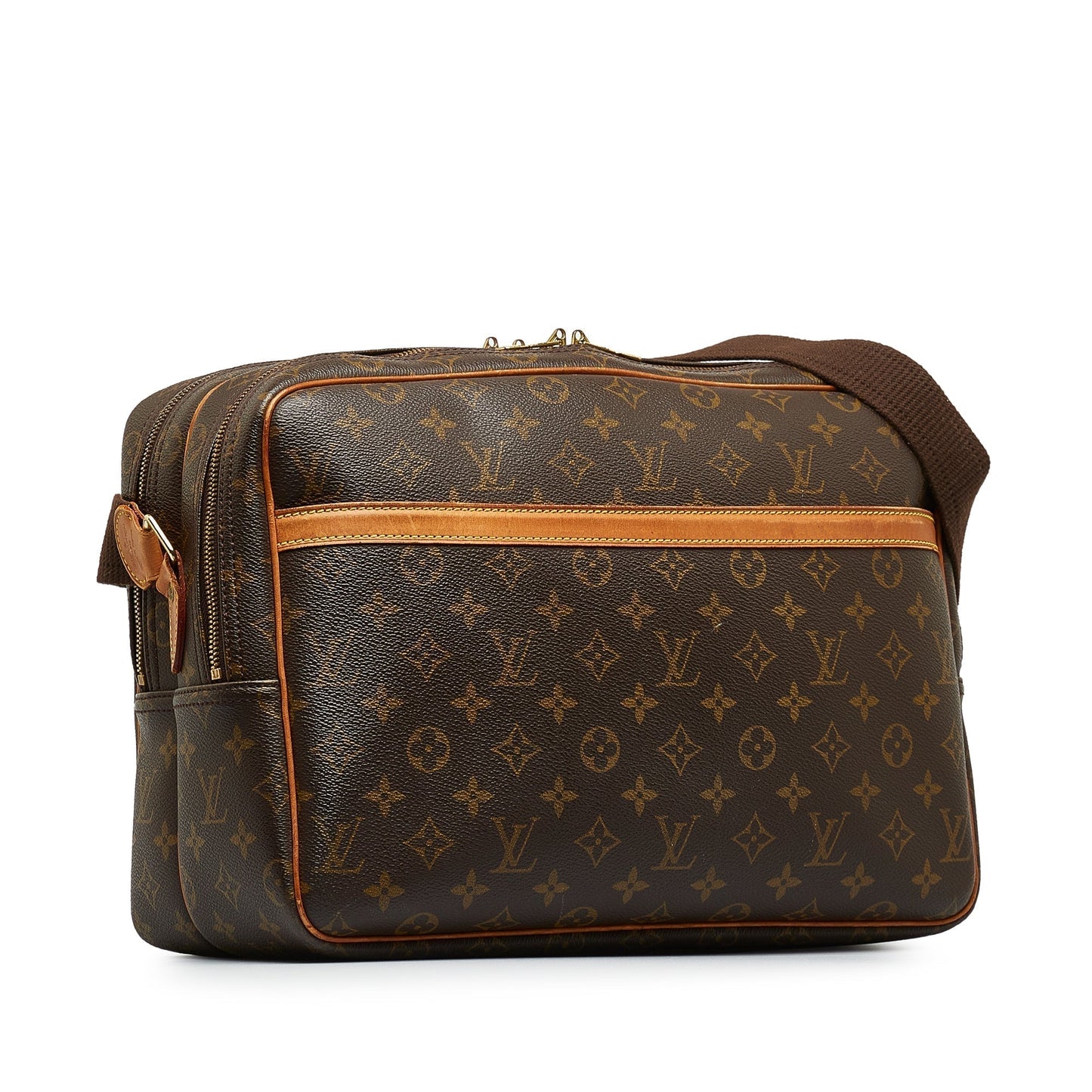 LOUIS VUITTON Monogram Reporter GM Crossbody Bag